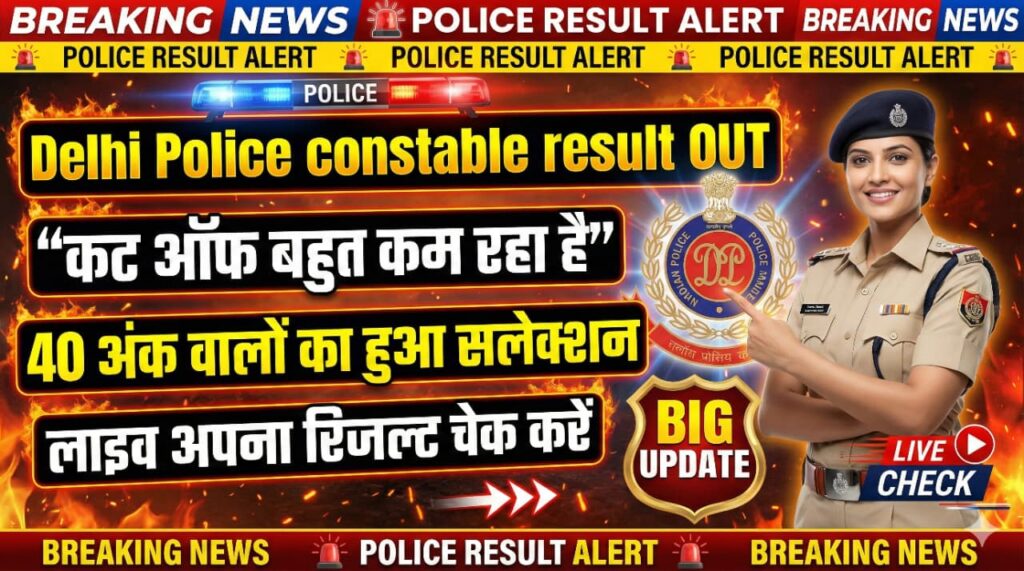 Delhi Police Constable Result 2026