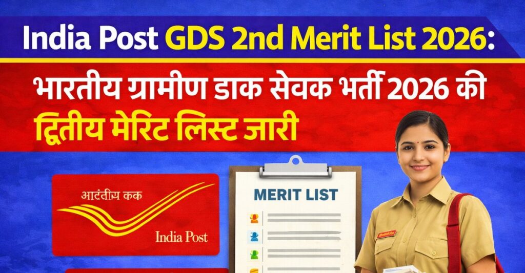 India Post GDS 2nd Merit List 2026 